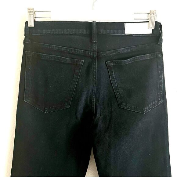 Redone high rise black NWT 27” premium denim jeans - stretch - Picture 8 of 16